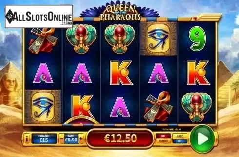 Win screen. Queen of the Pharaohs from Skywind Group