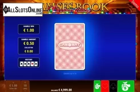 Gamble. Ramses Book Christmas Edition from Gamomat