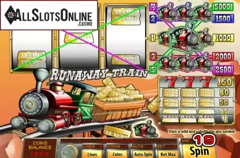 Win Screen2. Runaway Train from Saucify