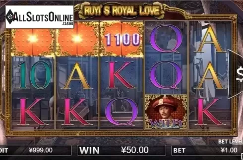 Win screen 1. Ruyi's Royal Love from Iconic Gaming