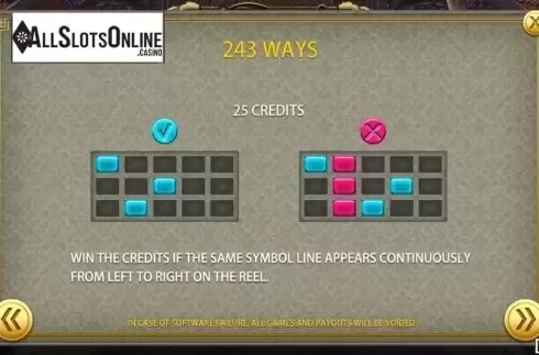 Paytable screen 3. Ruyi's Royal Love from Iconic Gaming