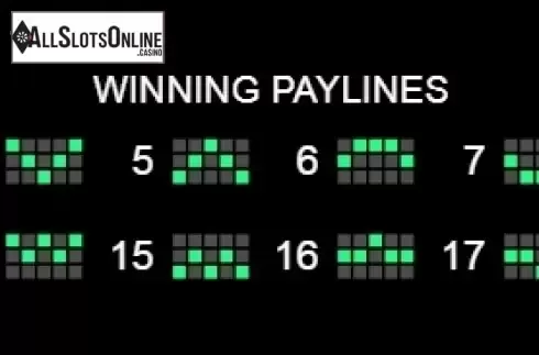 Paytable 3. Sakura Wind from Platipus