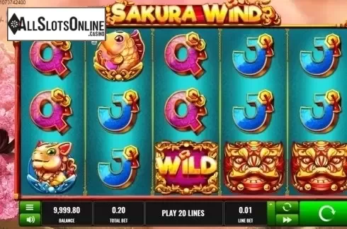 Reel screen. Sakura Wind from Platipus