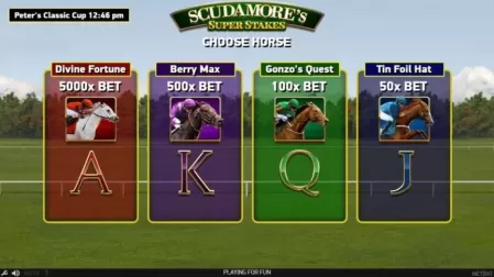 Scudamore’s Super Stakes slot screenshot 7