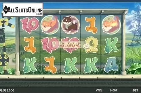 Win screen . Shiba Inu from Gamatron