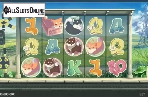 Reels screen. Shiba Inu from Gamatron