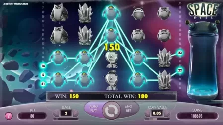 Space Wars slot screenshot 2