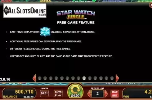 Free Game feature screen 2