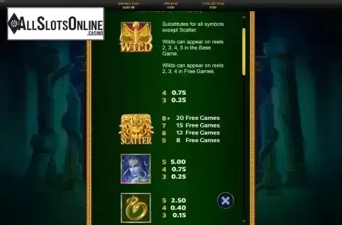 Wild and Scatter screen