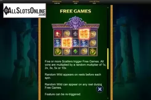 Free Games screen