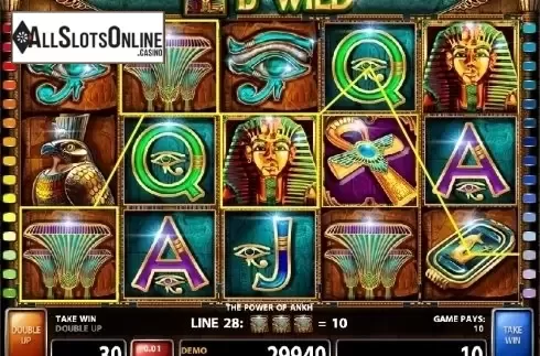 Screen 1. The Power Of Ankh from Casino Technology