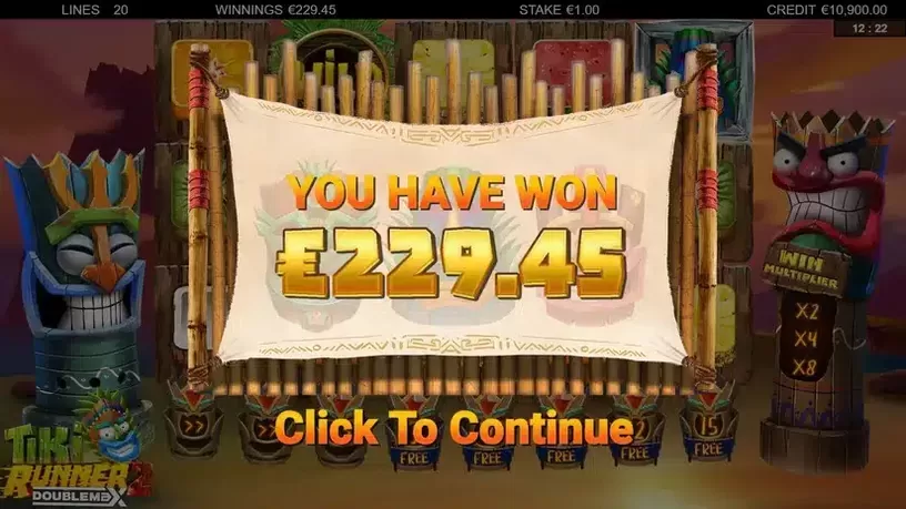 Tiki Runner 2 DoubleMax slot screenshot 6