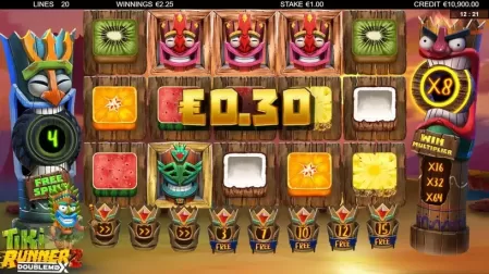 Tiki Runner 2 DoubleMax slot screenshot 3