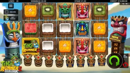 Tiki Runner 2 DoubleMax slot screenshot 1