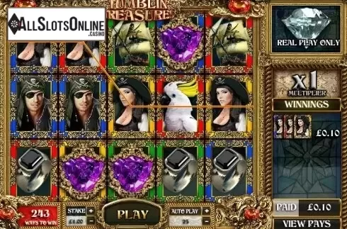 Win. Tumblin' Treasures from Big Time Gaming