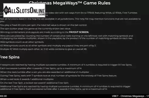 Rules Screen