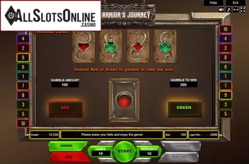 Gamble. Warriors Journey from Platin Gaming