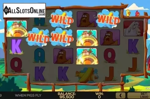 Game workflow 2. When Pigs Fly (High 5 Games) from High 5 Games