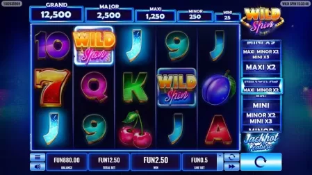 Wild Spin slot screenshot 1