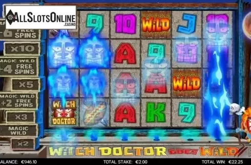 Free Spins 2. Witch Doctor Goes Wild from CORE Gaming