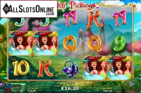 Bonus game Screen 1. Witch Pickings from NextGen