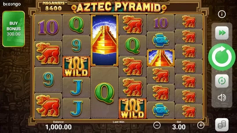 Aztec Pyramid Megaways slot screenshot 1