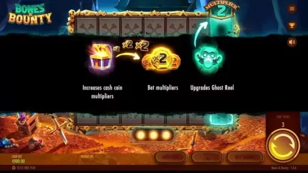 Bones & Bounty slot screenshot 2