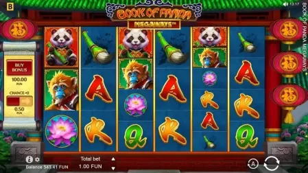 Book of Panda MEGAWAYS slot screenshot 1