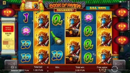Book of Panda MEGAWAYS slot screenshot 4