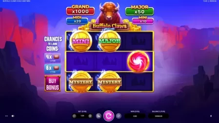 Buffalo Claws slot screenshot 1