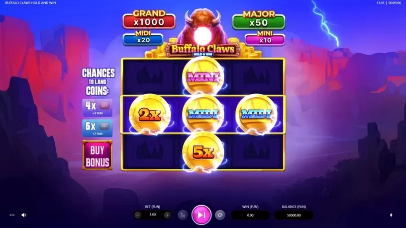 Buffalo Claws slot screenshot 2