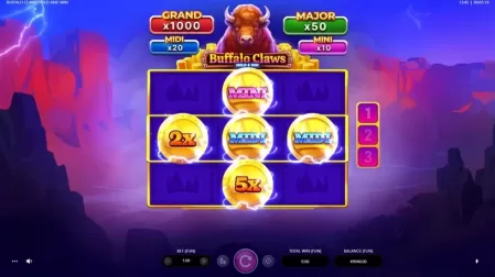 Buffalo Claws slot screenshot 3