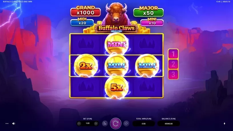 Buffalo Claws slot screenshot 3