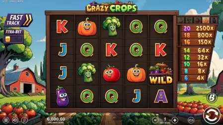 Crazy Crops slot screenshot 1
