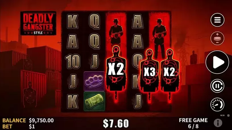 Deadly Gangster Style slot screenshot 4