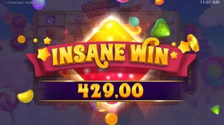 Delicious Candy PopWins slot screenshot 8