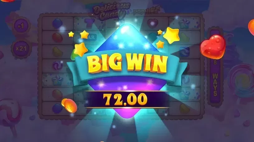 Delicious Candy PopWins slot screenshot 6