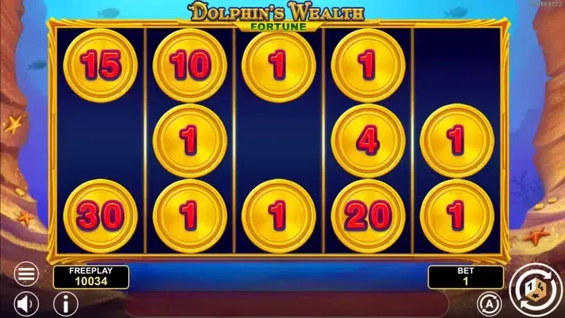 Dolphin's Wealth Fortune slot screenshot 6