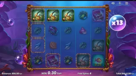 Fish 'n' Nudge slot screenshot 2