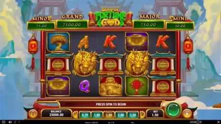 Gold of Fortune God slot screenshot 1