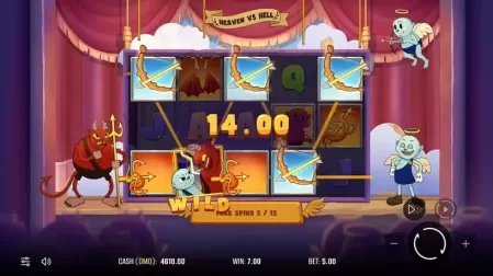 Heaven Vs Hell slot screenshot 3