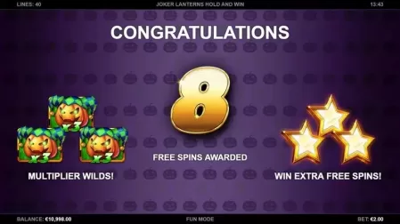 Joker Lanterns Hold and Win slot screenshot 3