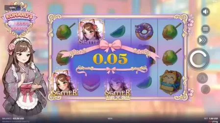 Koharus Suuuugoi Sweets slot screenshot 2