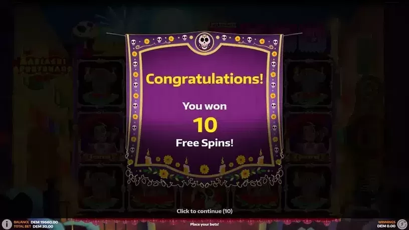Mariachi Afortunado slot screenshot 3