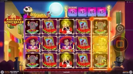 Mariachi Afortunado slot screenshot 2
