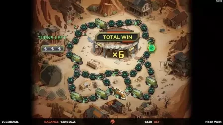 Neon West slot screenshot 5