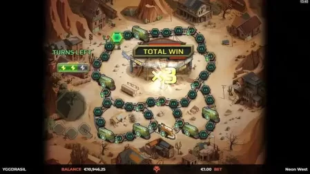 Neon West slot screenshot 4