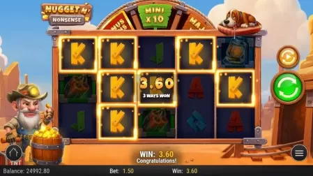 Nugget N’ Nonsense slot screenshot 2