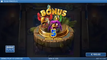 Pirots 5 slot screenshot 3