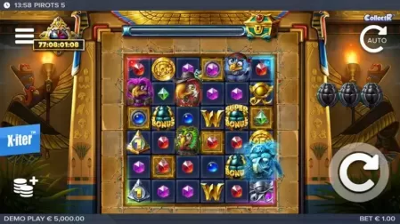 Pirots 5 slot screenshot 1